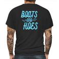 Boats And Hoes Funny Fashion Mens Back Print T-shirt