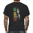 Bob Marley Marley Smile Gardient Mens Back Print T-shirt