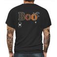 Boo Spiders Witches Logo Mens Back Print T-shirt