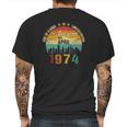 Born In April 1974 Vintage 47Th Birthday 47 Years Old Bday Mens Back Print T-shirt