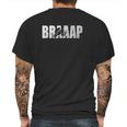 Braaap Motocross Mens Back Print T-shirt