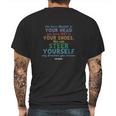 Brains And Feet Quote Dr Seuss Tshirt Mens Back Print T-shirt