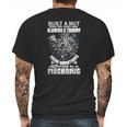 Bust A Nut And Blow A Tranny Mens Back Print T-shirt