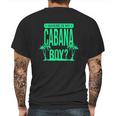 Where Is My Cabana Boy Mens Back Print T-shirt