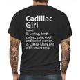 Cadillac Girl Mi Michigan Funny City Home Roots Gift Mens Back Print T-shirt