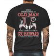 California State University Hayward Mens Back Print T-shirt