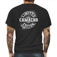 Camacho Funny Surname Family Tree Birthday Reunion Gift Idea Mens Back Print T-shirt