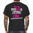 Camaro - Camaro - Im The Psychotic Camaro Girl T-Shirt Mens Back Print T-shirt