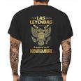 Camiseta Cumpleanos Hombres Leyenda Noviembre Playera Mens Back Print T-shirt