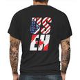 Canada Usa Flag Useh Canadian Flag Mens Back Print T-shirt