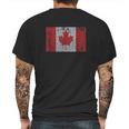 Canadian Flag Maple Leaf Canada Toronto Montreal Mens Back Print T-shirt