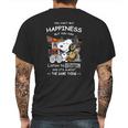 You Can’T Buy Happiness But You Can Listen To Led Zeppelin Snoopy Shirt Mens Back Print T-shirt