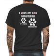 Cardigan Welsh Corgi I Love My Dog Cardigan Welsh Corgi - Mens Back Print T-shirt