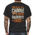 This Is Carole Baskin Fault Tiger Mens Back Print T-shirt