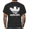 Cat-Adicats Mens Back Print T-shirt