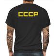 Cccp Ussr Mens Back Print T-shirt