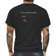 Ceci Nest Pas Une Pipe Mens Back Print T-shirt