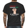 Cesar Chavez Si Se Puede Mens Back Print T-shirt