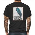 Chancla Survivor Spanish Mens Back Print T-shirt