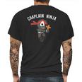 Chaplain Ninja Martial Arts Clergy Mens Back Print T-shirt