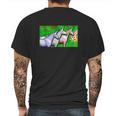 Charlie The Unicorn Mens Back Print T-shirt