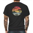 Chinook Helicopters Retro Style Pilot Mens Back Print T-shirt