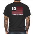 Chipper Jones Flag Stripes Mens Back Print T-shirt