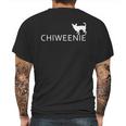 Chiweenie Dog Funny Logo Mens Back Print T-shirt