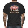 Circus Ringmaster Mens Back Print T-shirt