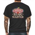 Circus Ringmaster Circus Ringmaster Mens Back Print T-shirt