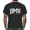 Classic Dmx White Word Art Mens Back Print T-shirt