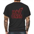 Classic Hot Ones Text Art Mens Back Print T-shirt