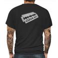 Clean Af Razor Blade Barber Mens Back Print T-shirt