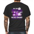 Clemson Roy Bus We Are Coming Mens Back Print T-shirt