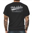 Clothing Co Philadelphia Pennsylvania City Of Brotherly Love Mens Back Print T-shirt