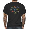 Colorful Collection Of Poison Dart Frogs Beautiful Nature Mens Back Print T-shirt