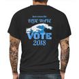 Here Comes The Blue Wave Mens Back Print T-shirt