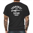 Communist Safari 1979 Rhodesia Light Infantry Mens Back Print T-shirt