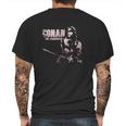 Conan The Barbarian Mens Back Print T-shirt