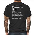 Converse Girl Definition Texas Funny City Home Roots Gift Mens Back Print T-shirt