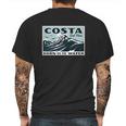 Costa Del Mar Postcard Wave Mens Back Print T-shirt