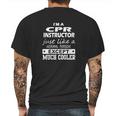 Cpr Instructor Cooler Mens Back Print T-shirt