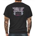 Crossfit When I Get Tired Of Snatches Mens Back Print T-shirt