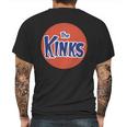 Crystal-Mens-The-Kinks-Orange-Button-Organic-Cotton-Design-T-Shirt Mens Back Print T-shirt