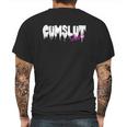 Cumslut Whore Mens Back Print T-shirt