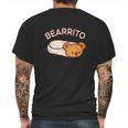 Cute Bearrito Bear Burrito Mens Back Print T-shirt