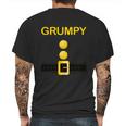 Cute Halloween Funny Halloween Day Grumpy Dwarf Costume Mens Back Print T-shirt