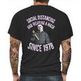 Cute Halloween Funny Halloween Day Social Distancing And Wearing A Mask In Pub Mens Back Print T-shirt