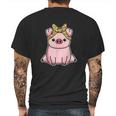 Cute Piggy Piglet Pig Mens Back Print T-shirt