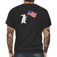 Cute Rabbit Usa Flag World War Champs July 4Th Mens Back Print T-shirt